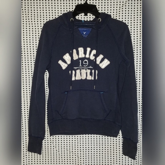 American Eagle Outfitters Tops - American Eagle Navy Pullover Hoodie